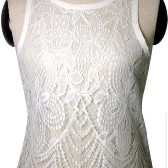 gorgeous crocheted lace tank - Picture 3 of 6